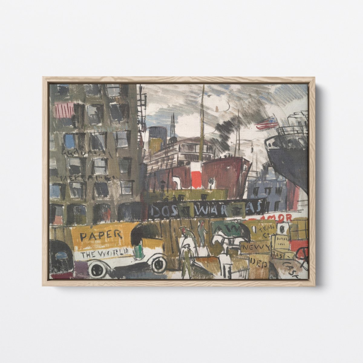 New York Docks | Joaquín Torres - García | Ave Legato Art Prints
