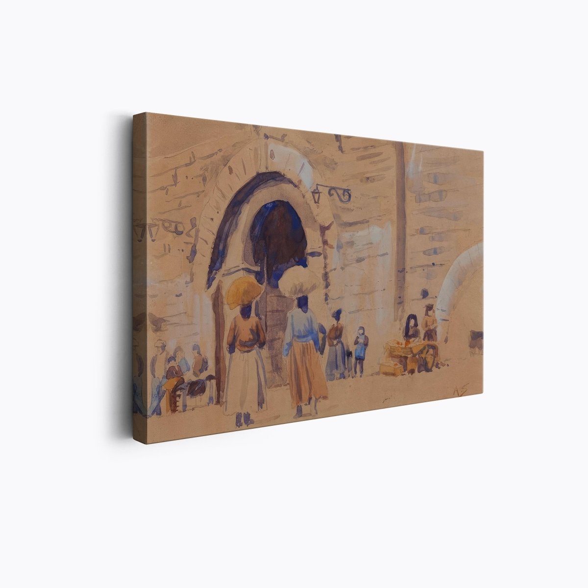 North African Street Scene | Arthur Streeton | Ave Legato Art Prints