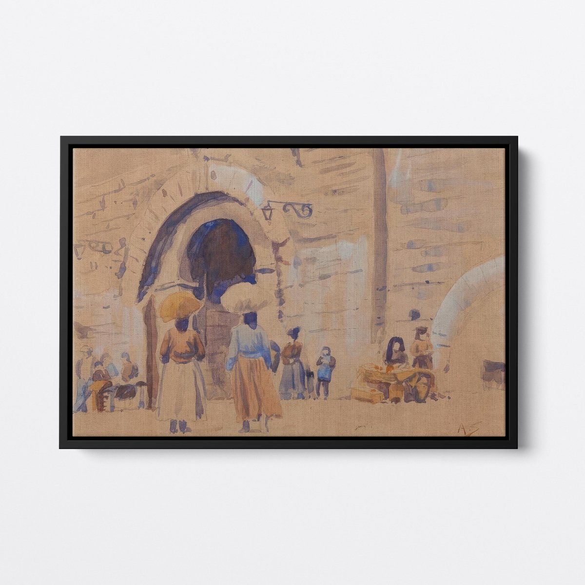 North African Street Scene | Arthur Streeton | Ave Legato Art Prints