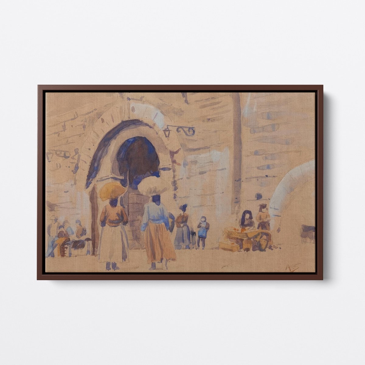 North African Street Scene | Arthur Streeton | Ave Legato Art Prints