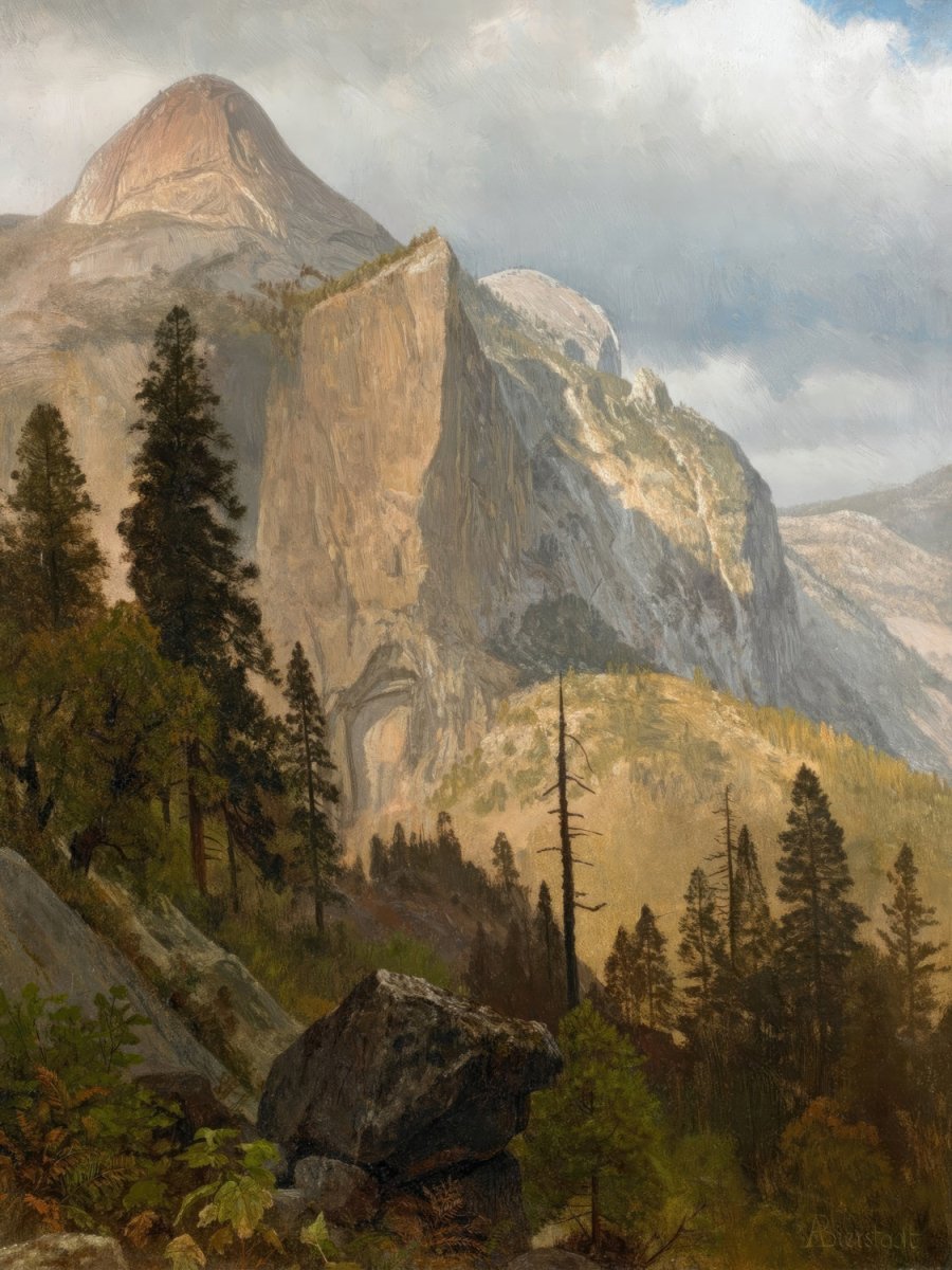 North Dome, Yosemite Valley | Albert Bierstadt | Ave Legato Art Prints