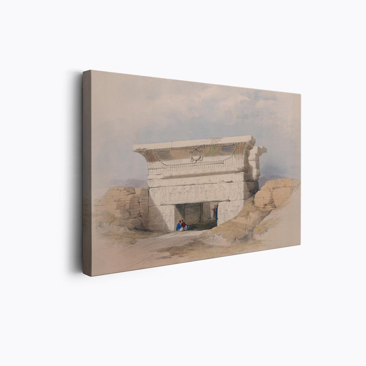 North Gate at Dendarah | David Roberts | Ave Legato Art Prints