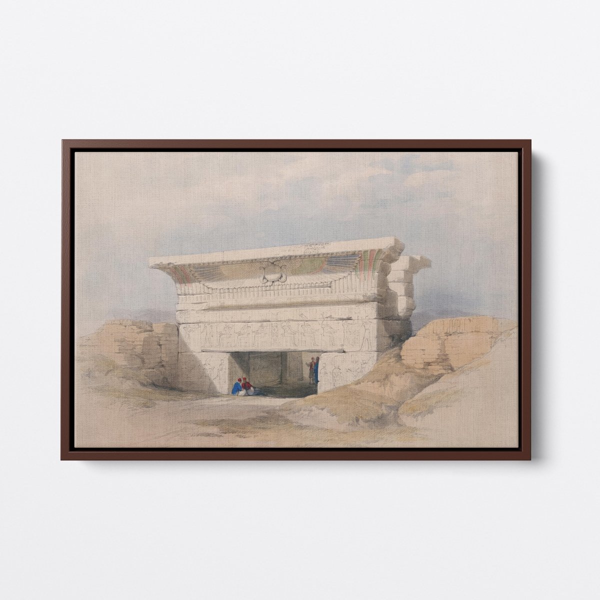 North Gate at Dendarah | David Roberts | Ave Legato Art Prints