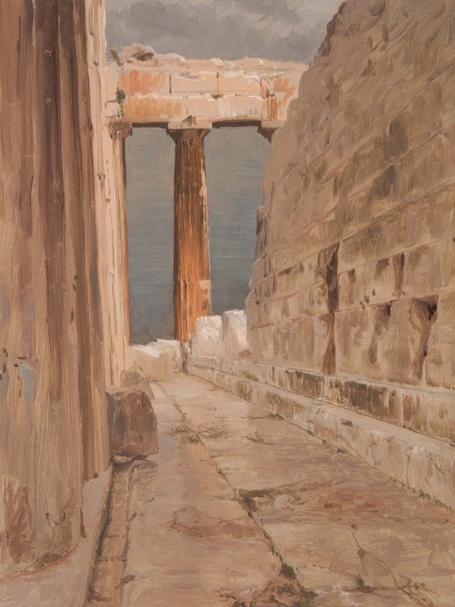 North Peristyle of the Parthenon | Frank Edwin Scott | Ave Legato Art Prints