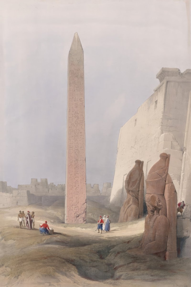 Obelisk at Luxor | David Roberts | Ave Legato Art Prints