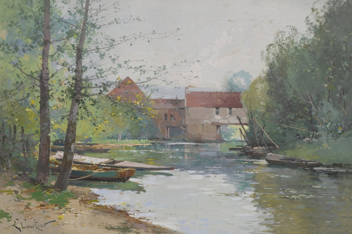 Old Mill of Dennemont | Eugene Galien - Laloue | Ave Legato Art Prints