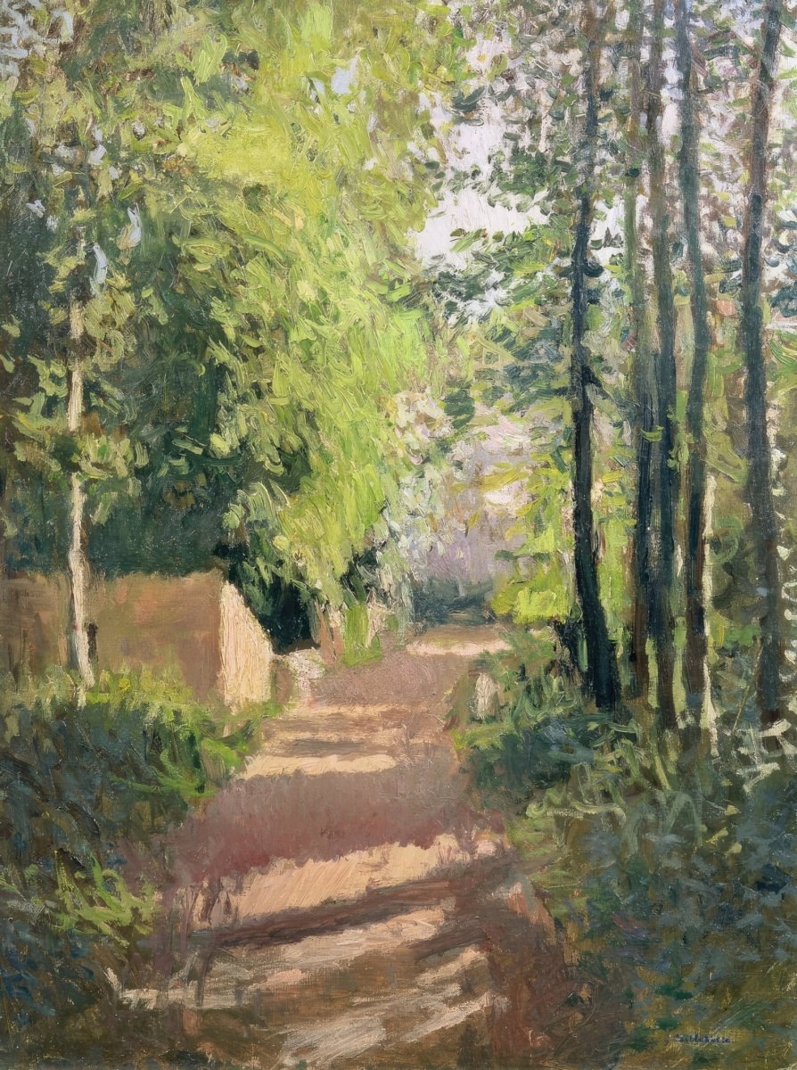 On A Sidepath | Gustave Caillebotte | Ave Legato Art Prints