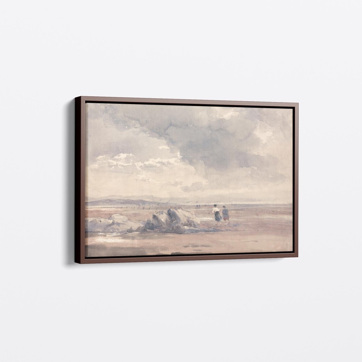 On Lancaster Sands, Low Tide | David Cox | Ave Legato Art Prints