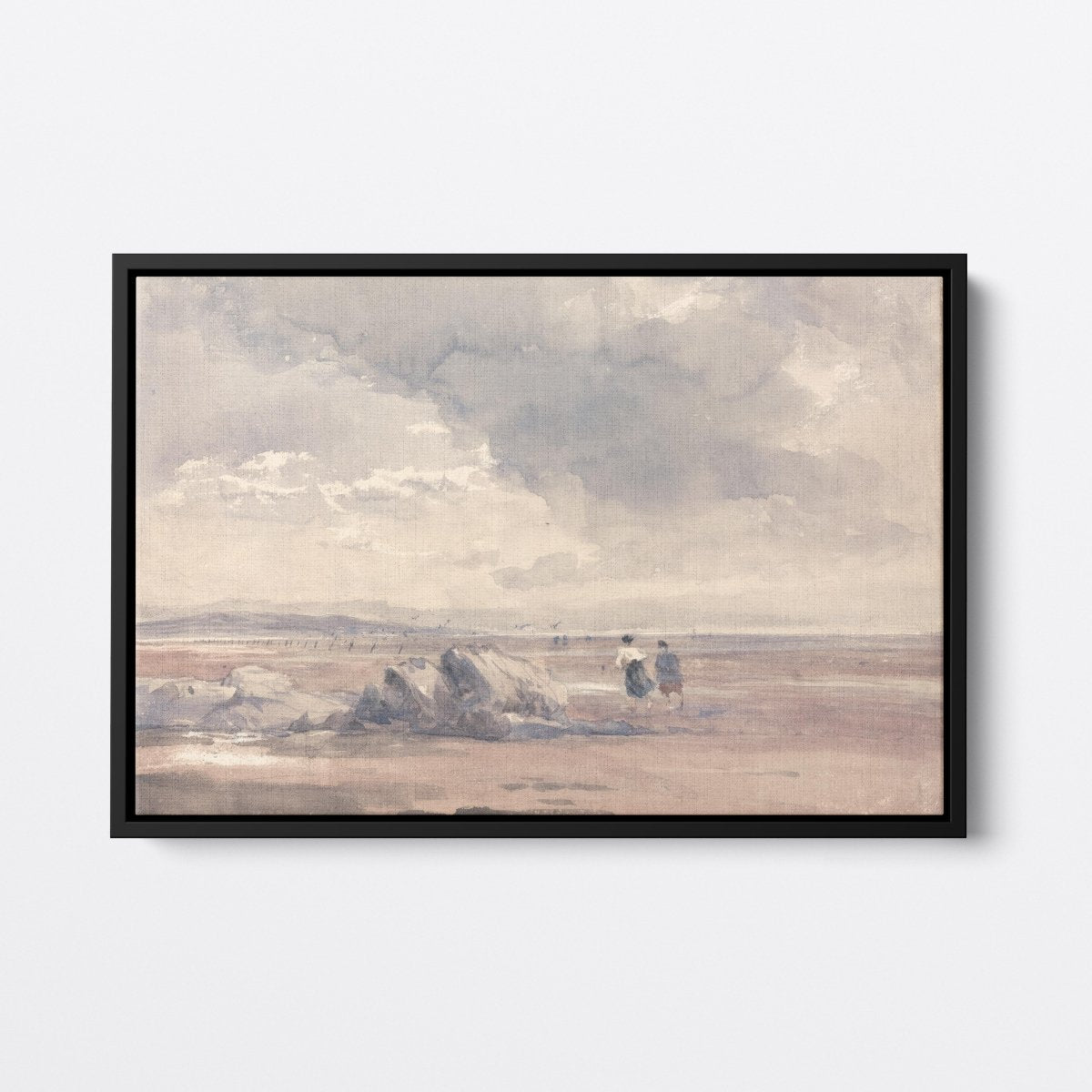 On Lancaster Sands, Low Tide | David Cox | Ave Legato Art Prints