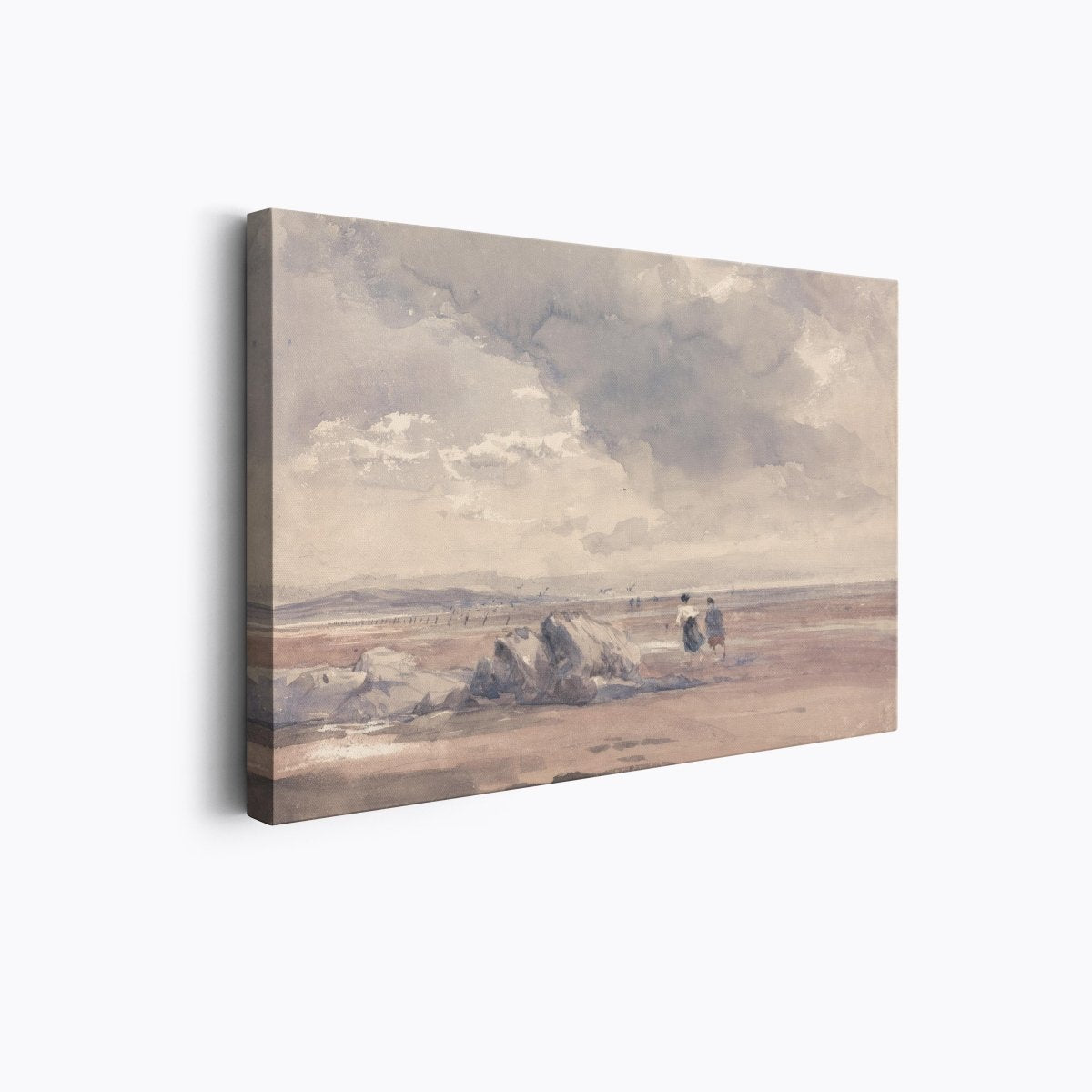 On Lancaster Sands, Low Tide | David Cox | Ave Legato Art Prints