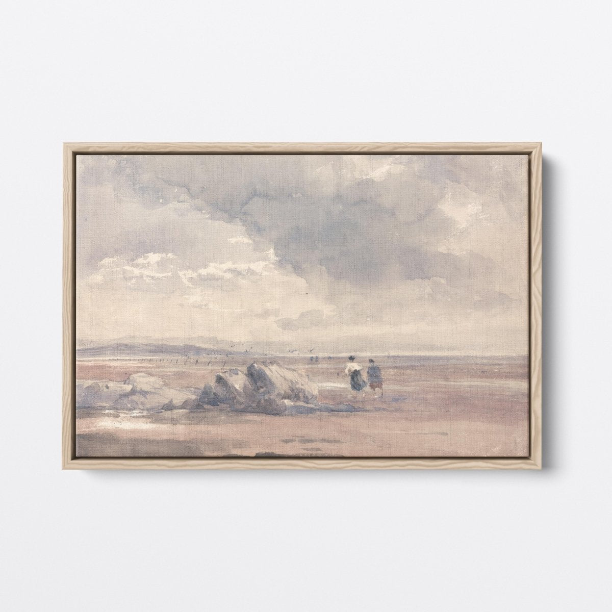 On Lancaster Sands, Low Tide | David Cox | Ave Legato Art Prints