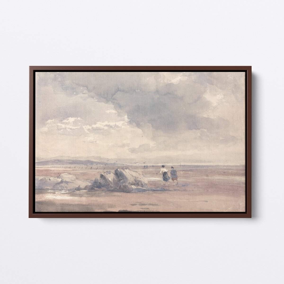 On Lancaster Sands, Low Tide | David Cox | Ave Legato Art Prints