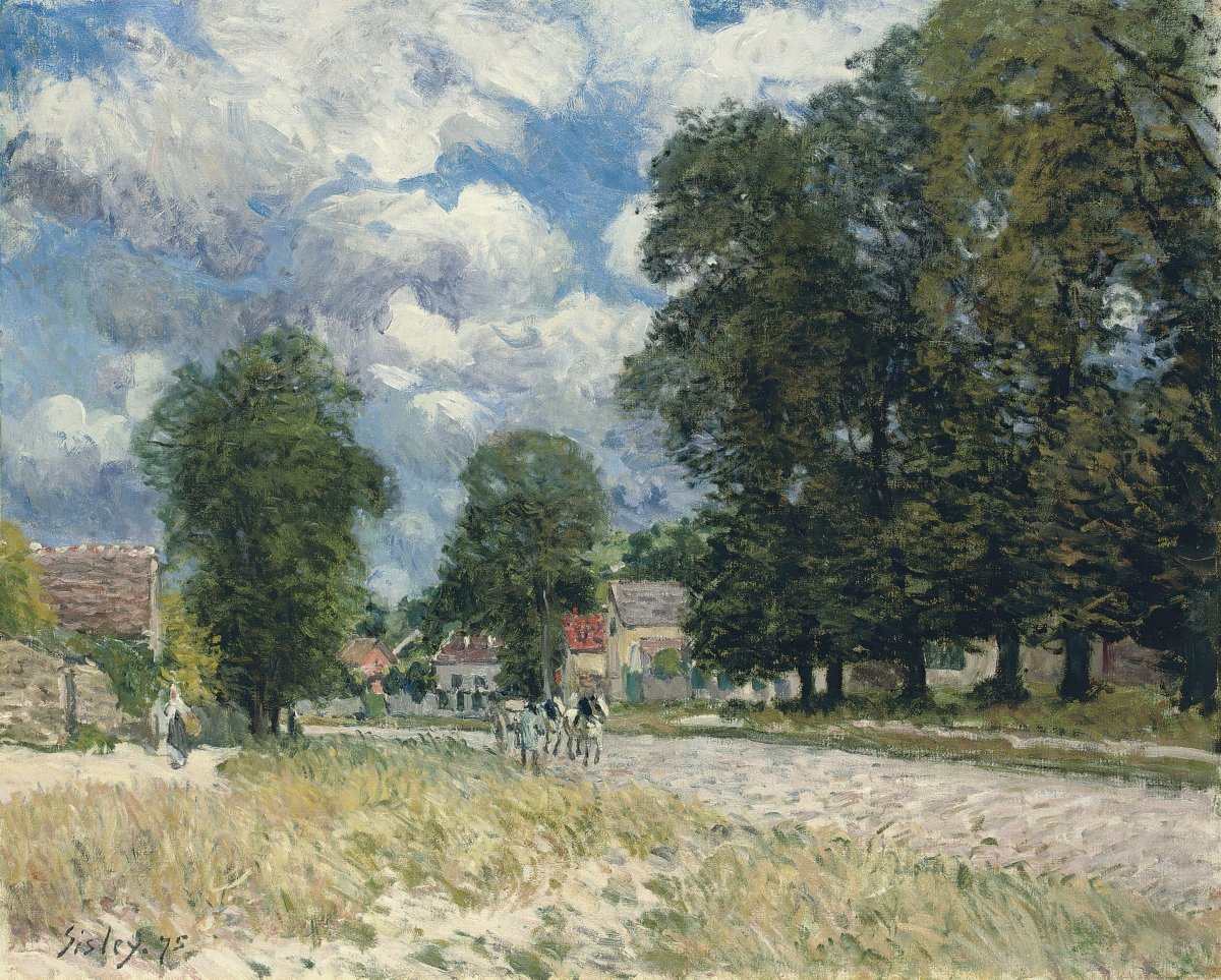 On Route to Marly | Alfred Sisley | Ave Legato Art Prints