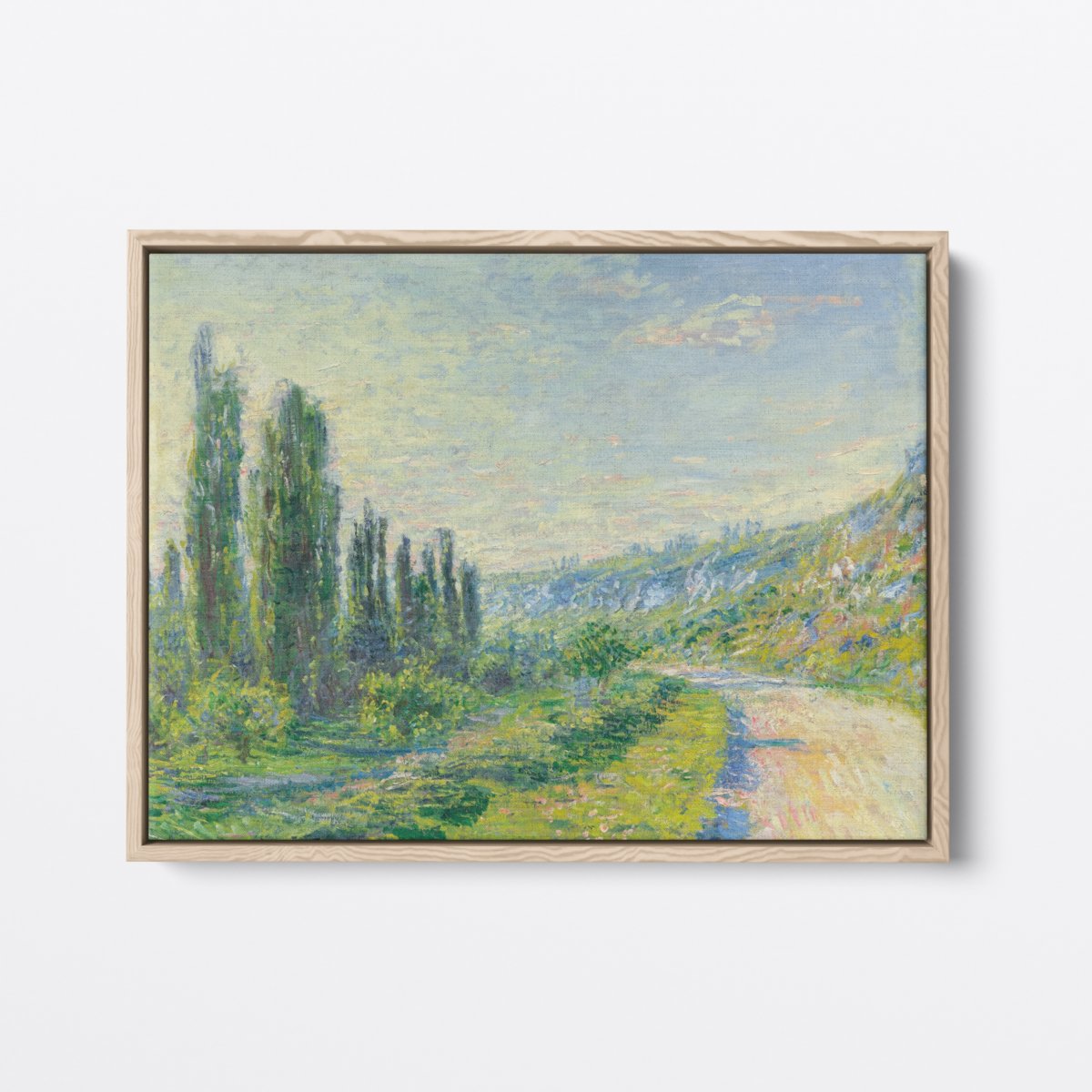 On Route to Vetheuil | Claude Monet | Ave Legato | Canvas Art Prints | Vintage Artwork