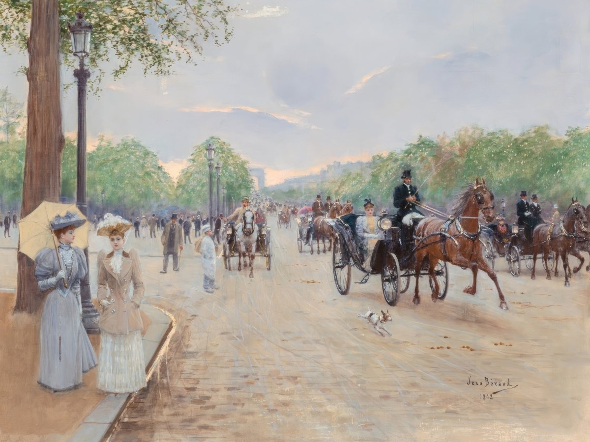 On the Champs Élysées | Jean Béraud | Ave Legato Art Prints