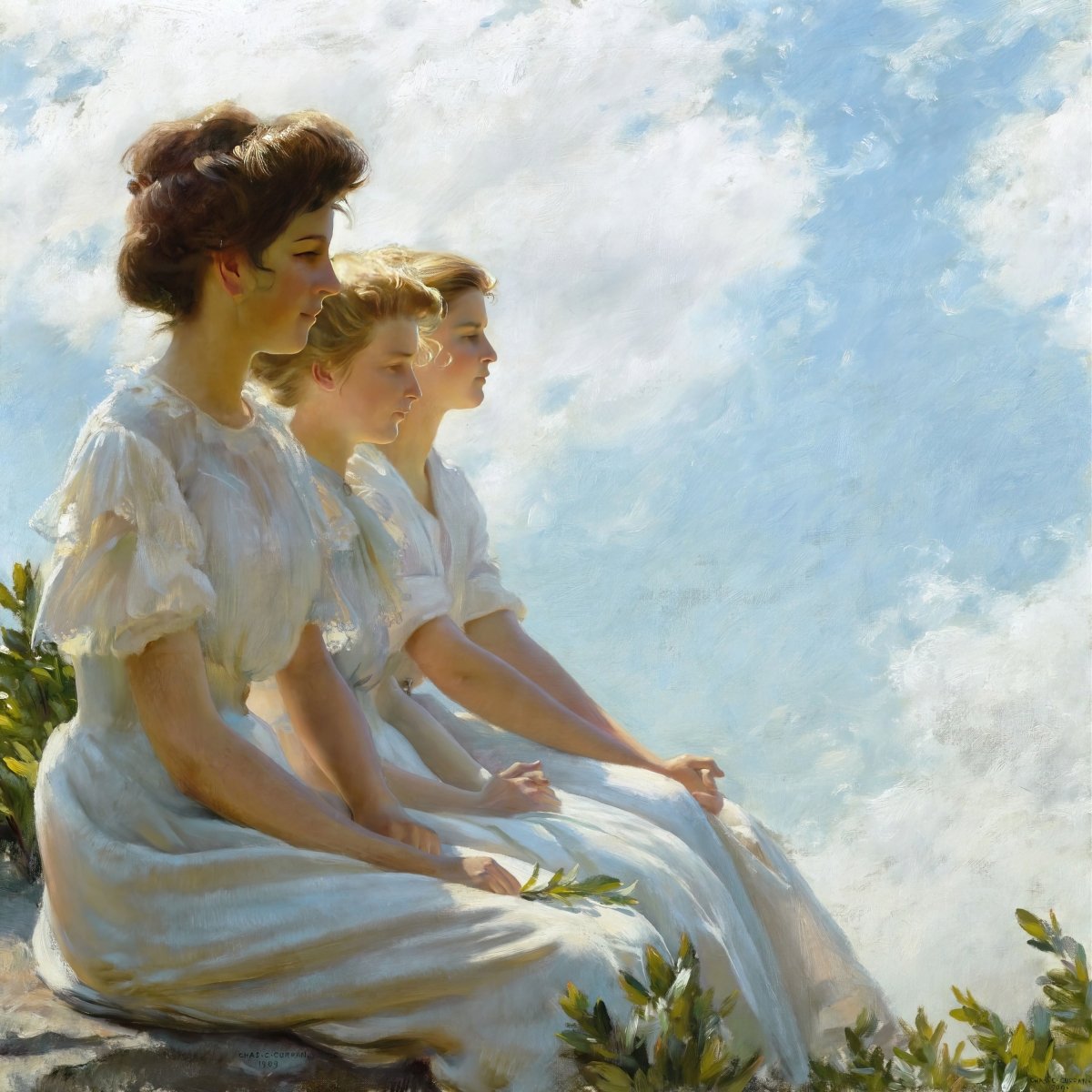 On the Heights | Charles Curran | Ave Legato Art Prints