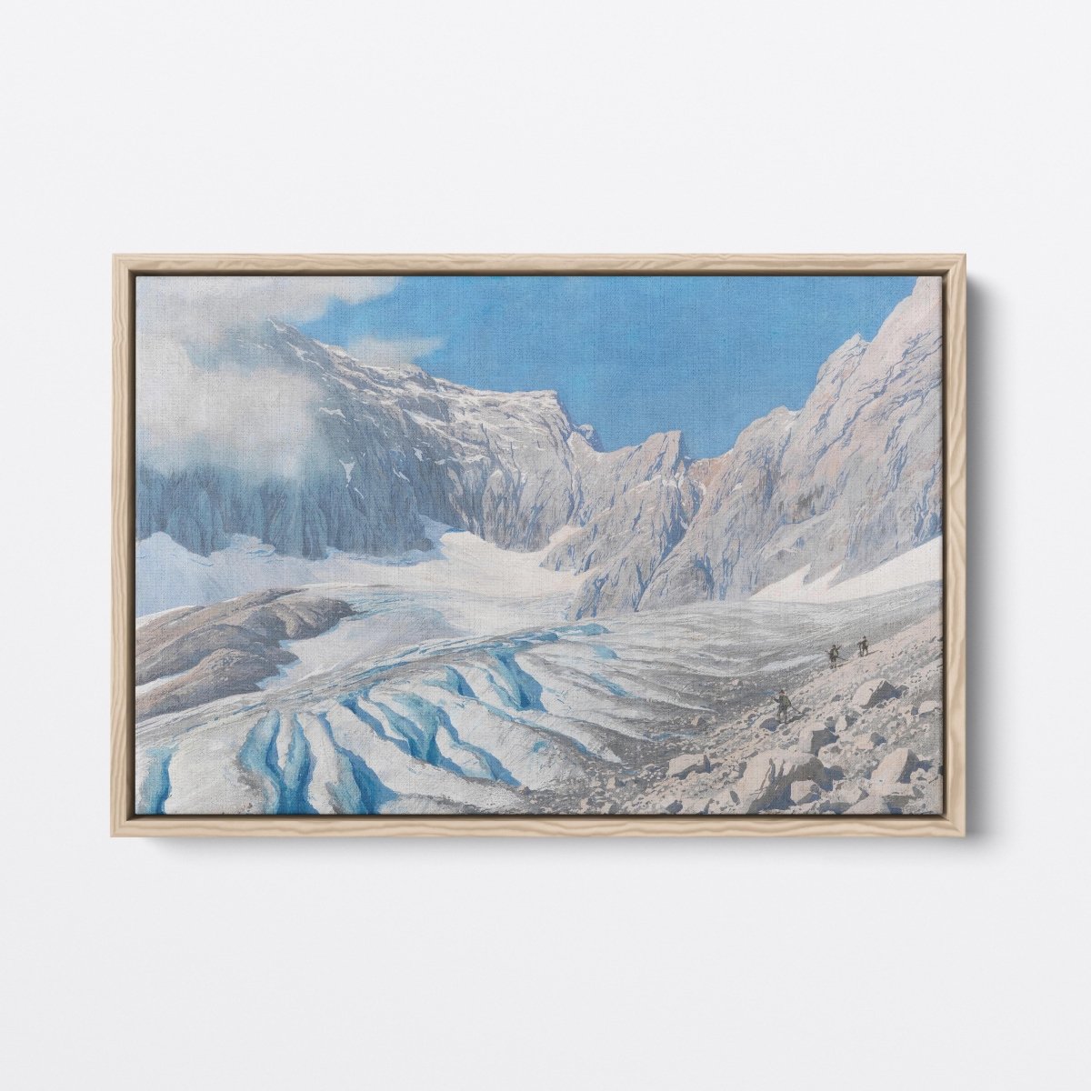 On the Höllental Glacier (With View of the Zugspitze) | Rudolf Reschreiter | Ave Legato Art Prints