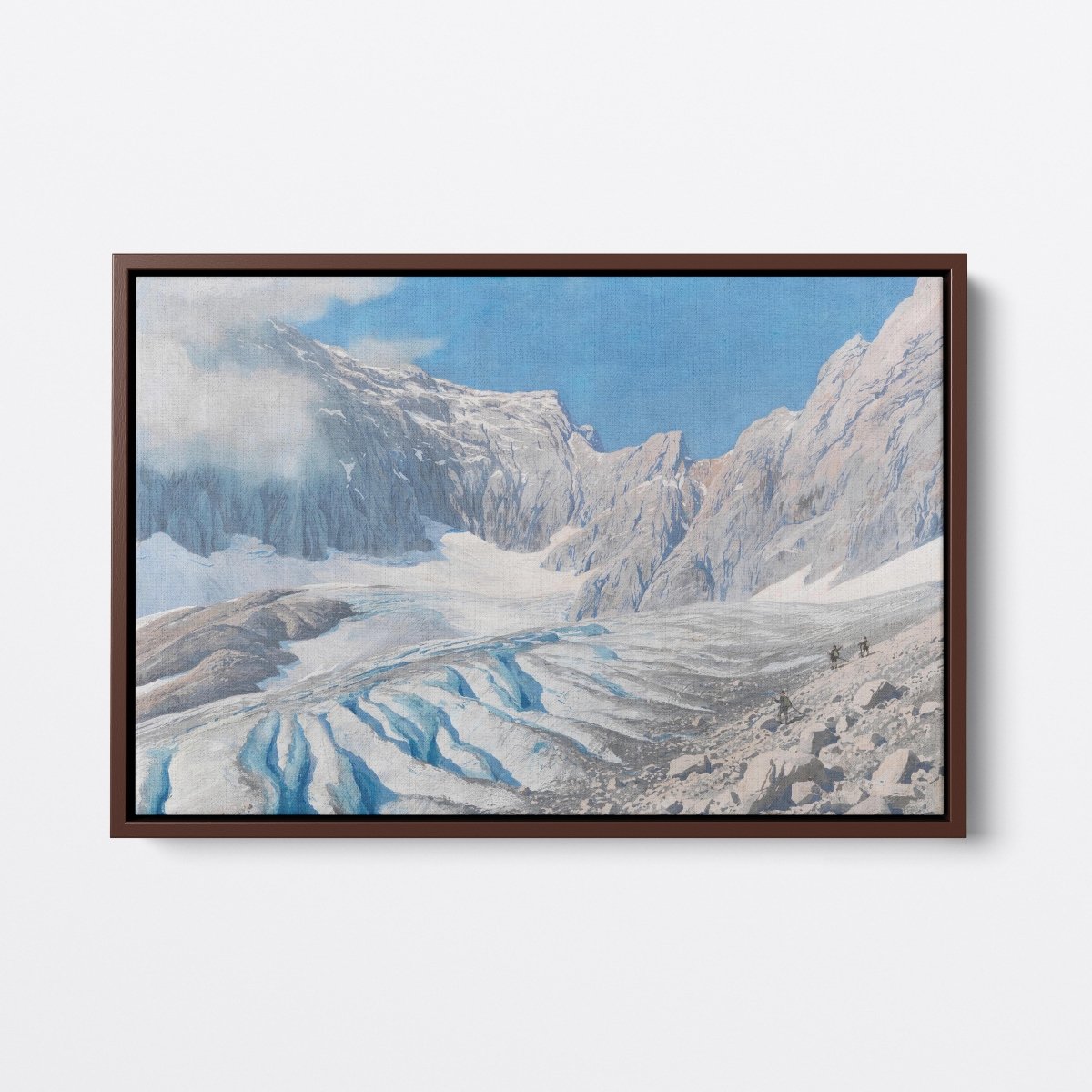 On the Höllental Glacier (With View of the Zugspitze) | Rudolf Reschreiter | Ave Legato Art Prints