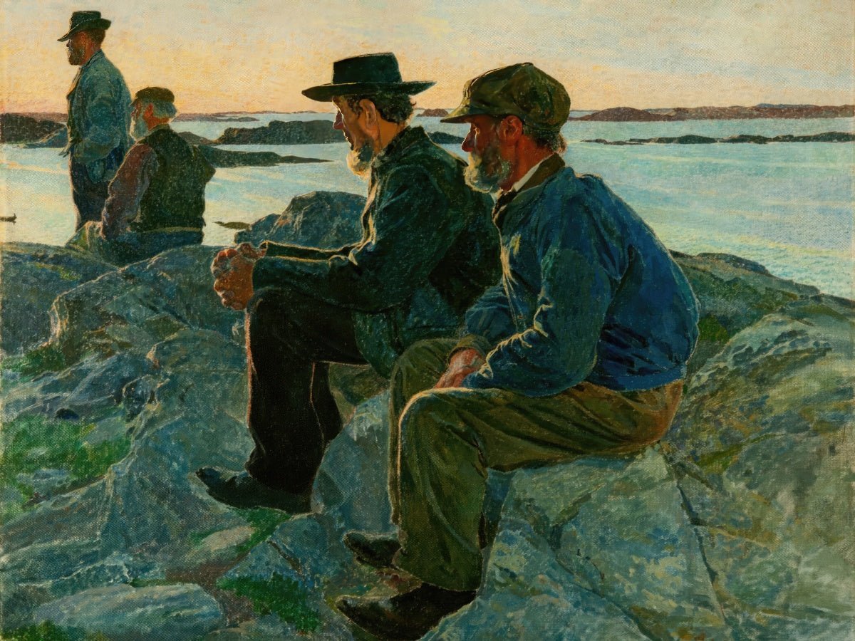 On the Rocks at Fiskebäckskil | Carl Wilhelmson | Ave Legato Art Prints