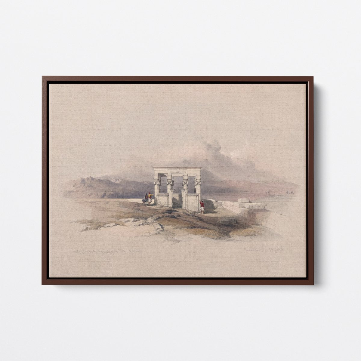 On the Roof of the Great Temple | David Roberts | Ave Legato Art Prints