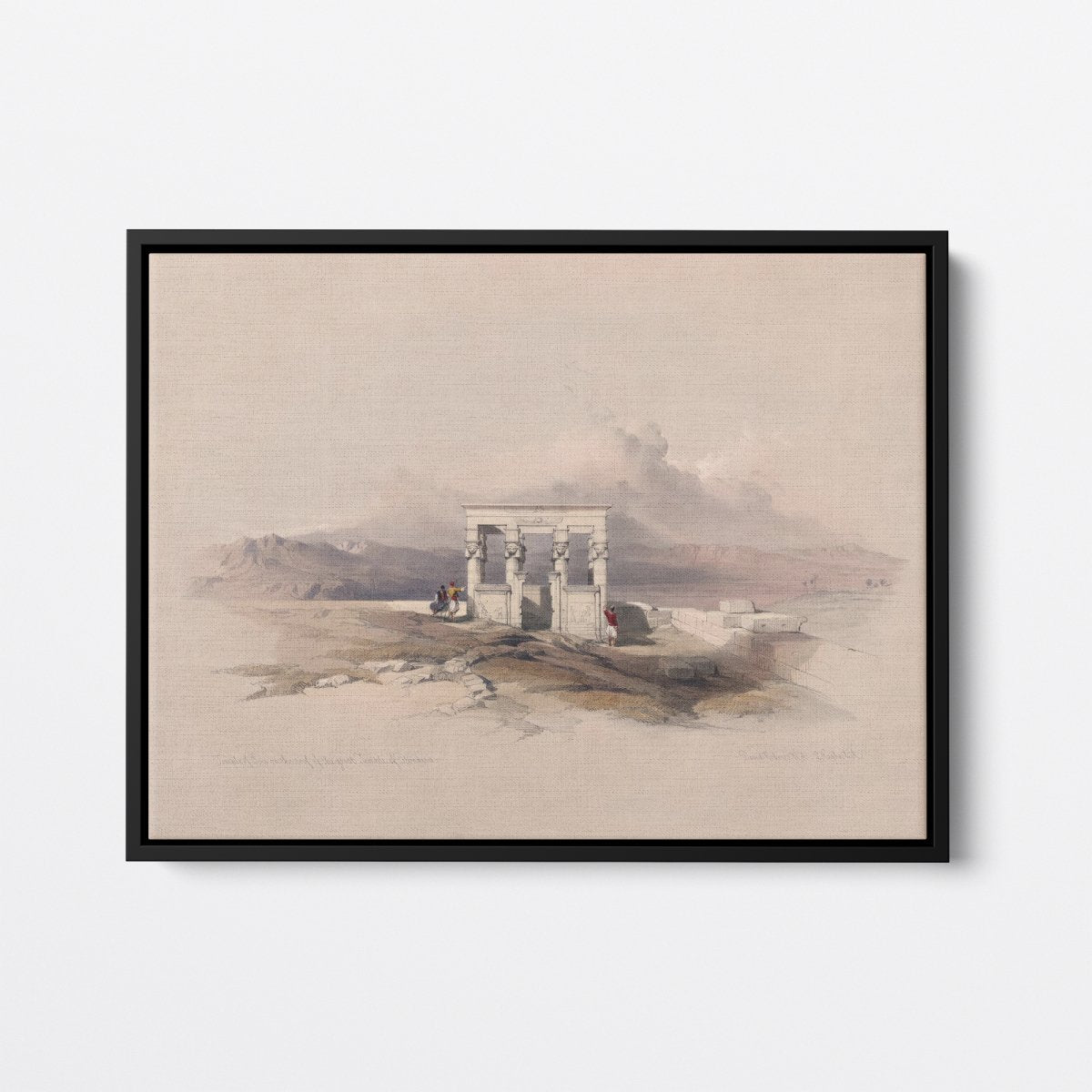 On the Roof of the Great Temple | David Roberts | Ave Legato Art Prints