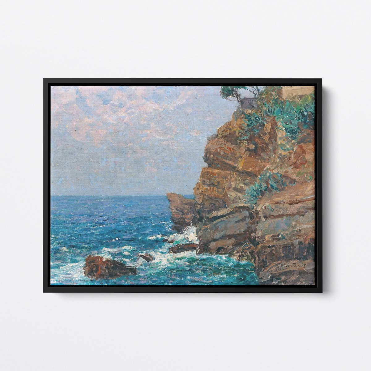 On the Sestri Levante Coast | Alfred Zoff | Ave Legato Art Prints