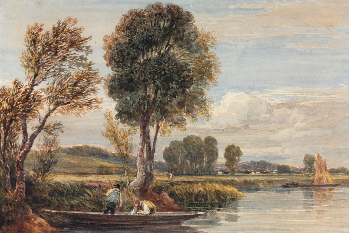 On the Thames | David Cox | Ave Legato Art Prints