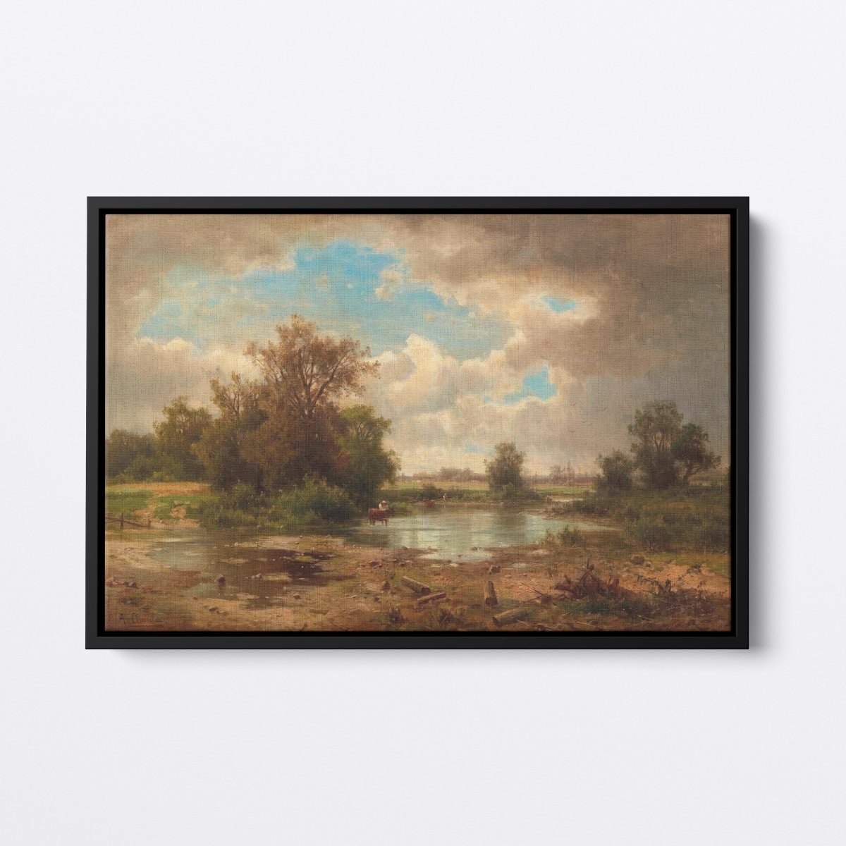 Open Landscape with Pond | Adolf Chwala | Ave Legato Art Prints