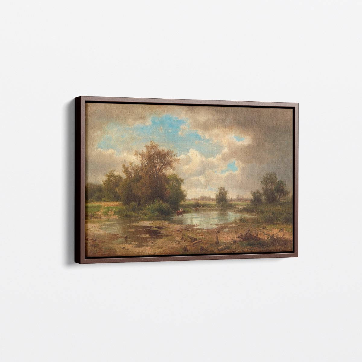 Open Landscape with Pond | Adolf Chwala | Ave Legato Art Prints