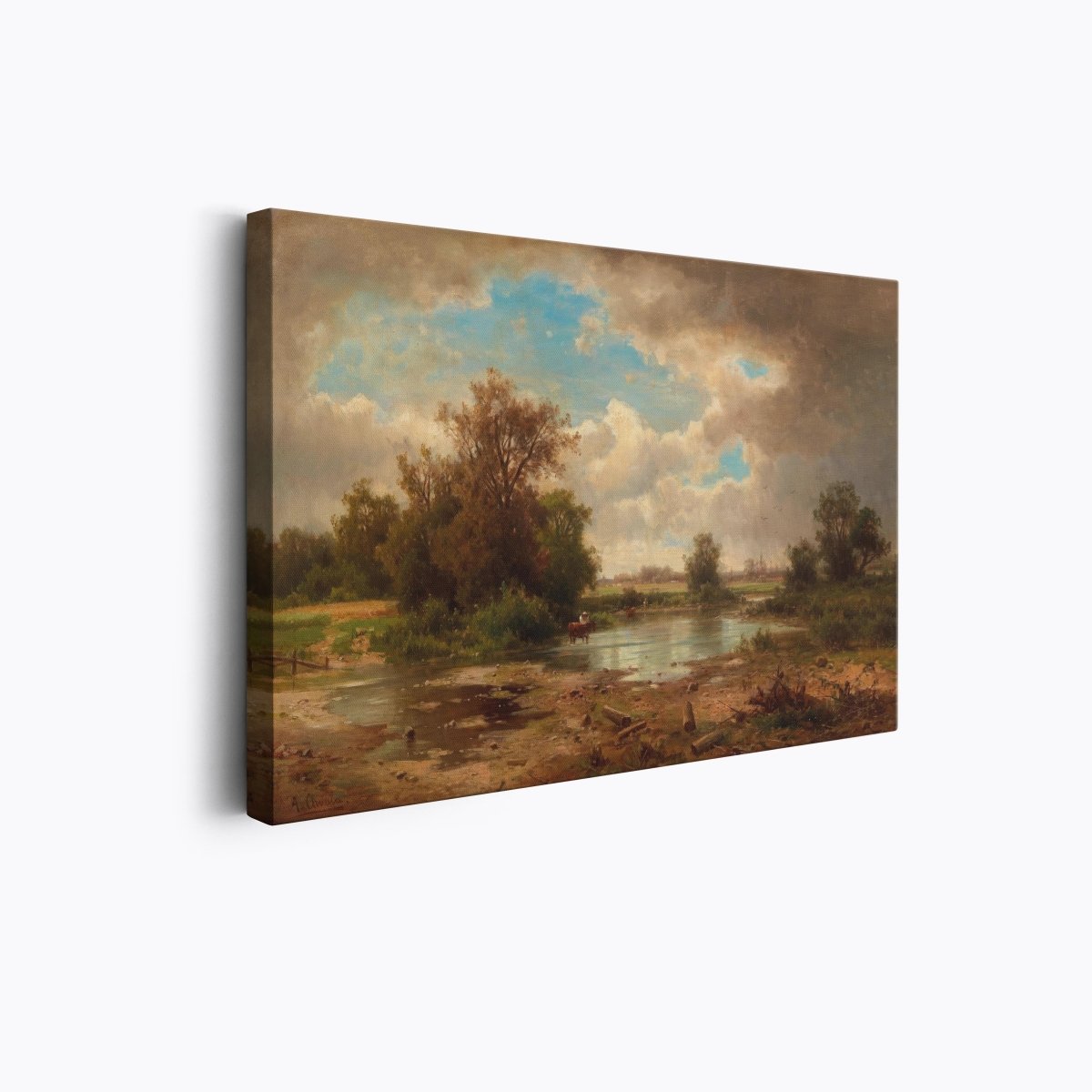 Open Landscape with Pond | Adolf Chwala | Ave Legato Art Prints