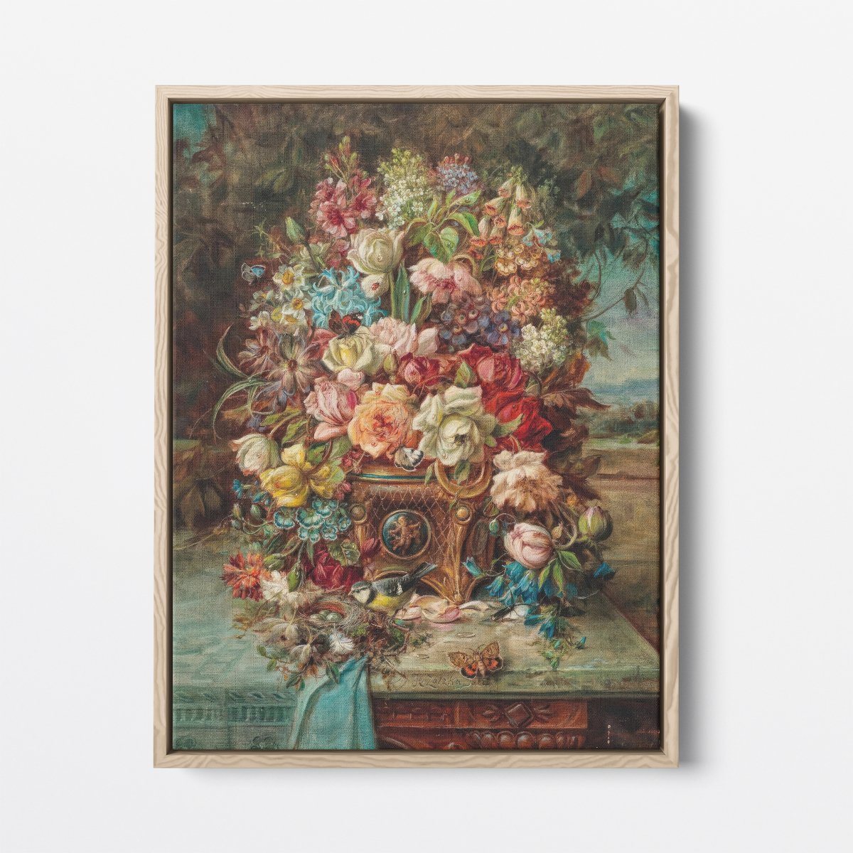 Opulent Flower Still Life | Hans Zatzka | Ave Legato Art Prints