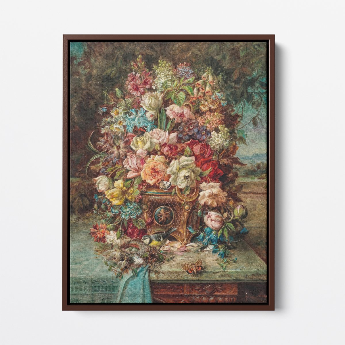 Opulent Flower Still Life | Hans Zatzka | Ave Legato Art Prints