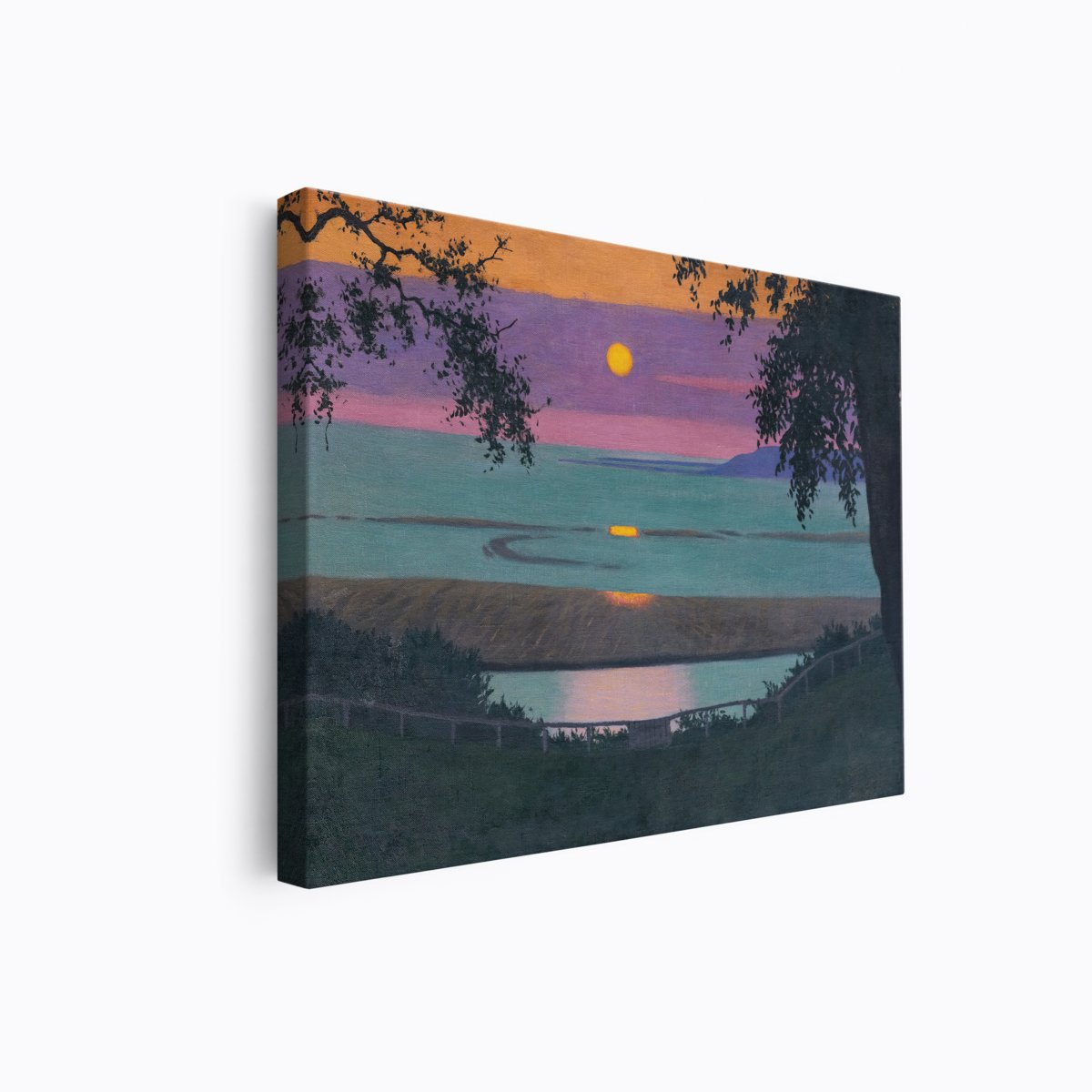 Orange Sunset, Violet Sky | Félix Vallotton | Ave Legato | Canvas Art Prints | Vintage Artwork