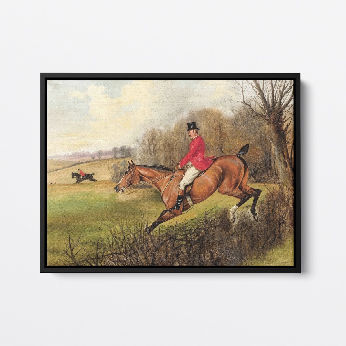 Over the Hedge: Fox Hunt Scene | John Wheeler | Ave Legato Art Prints