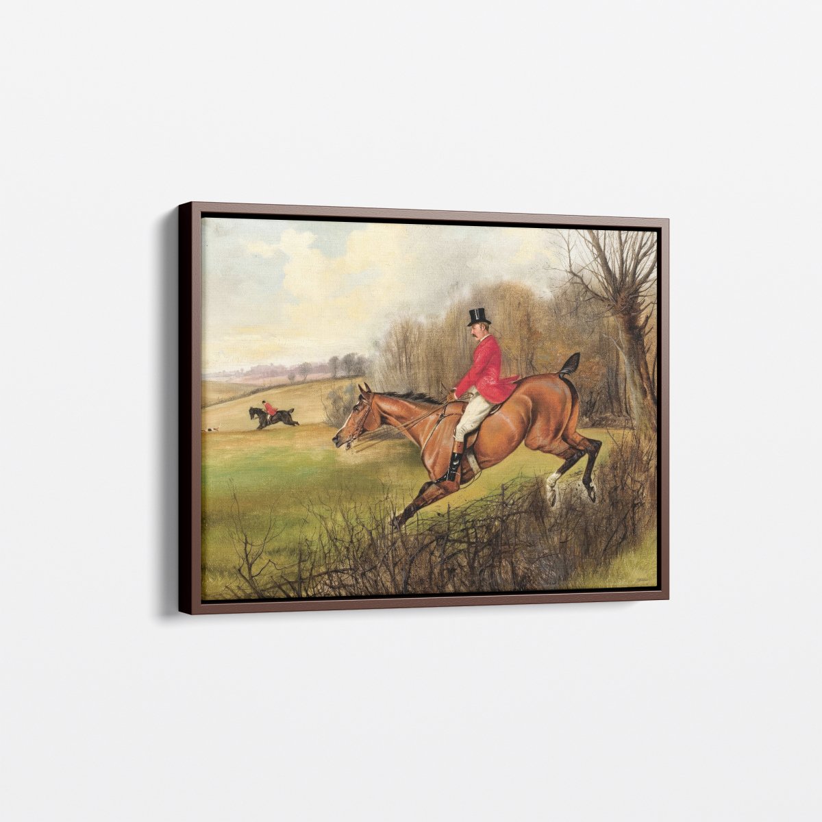 Over the Hedge: Fox Hunt Scene | John Wheeler | Ave Legato Art Prints