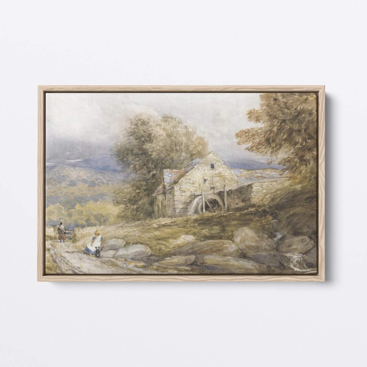 Overshot Mill, North Wales | David Cox | Ave Legato Art Prints