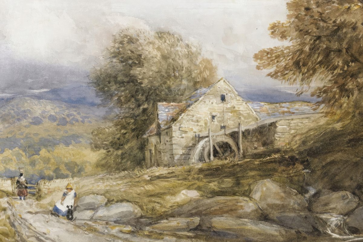 Overshot Mill, North Wales | David Cox | Ave Legato Art Prints