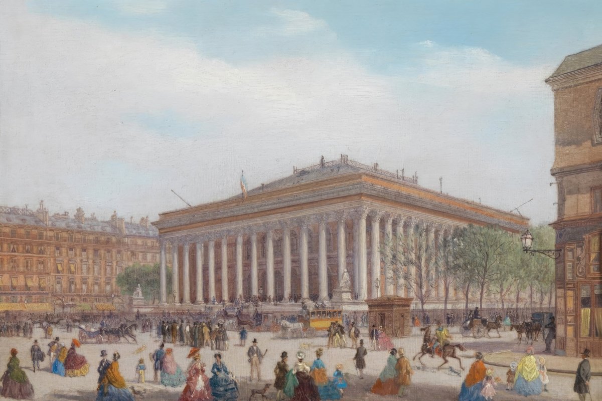 Paris Bourse | Carlo Bossoli | Ave Legato Art Prints