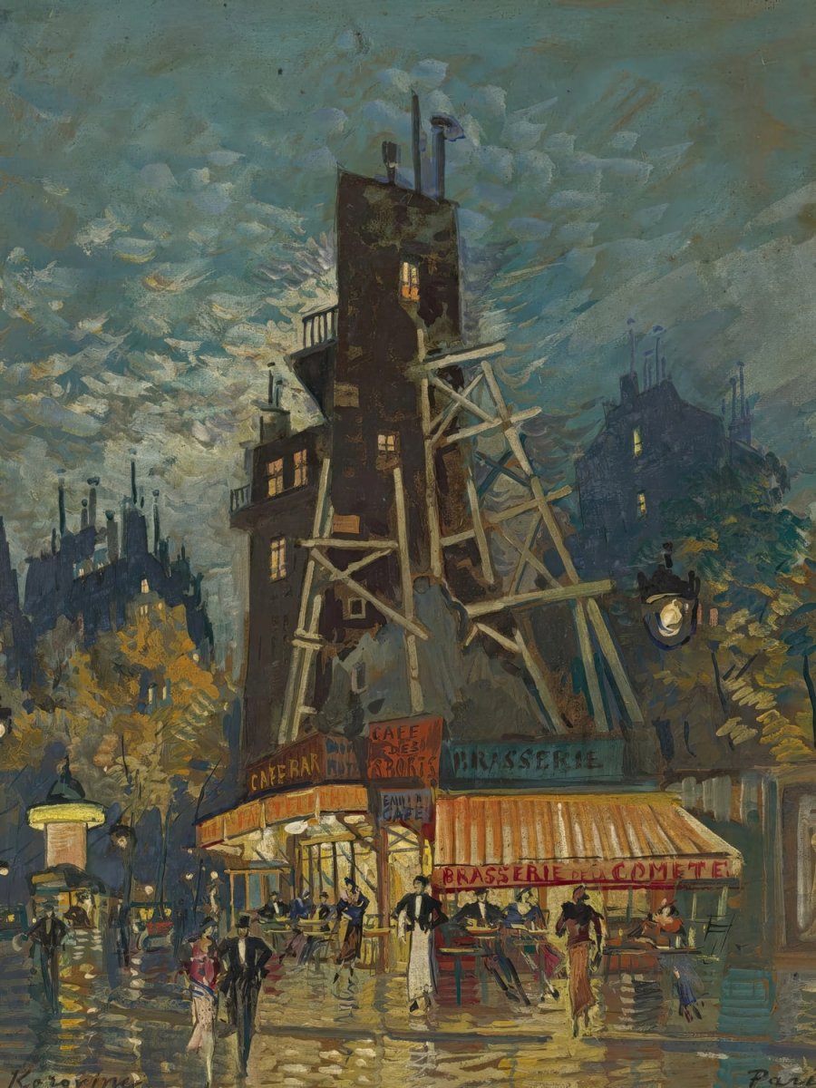 Parisian Boulevard | Konstantin Korovin | Ave Legato Art Prints