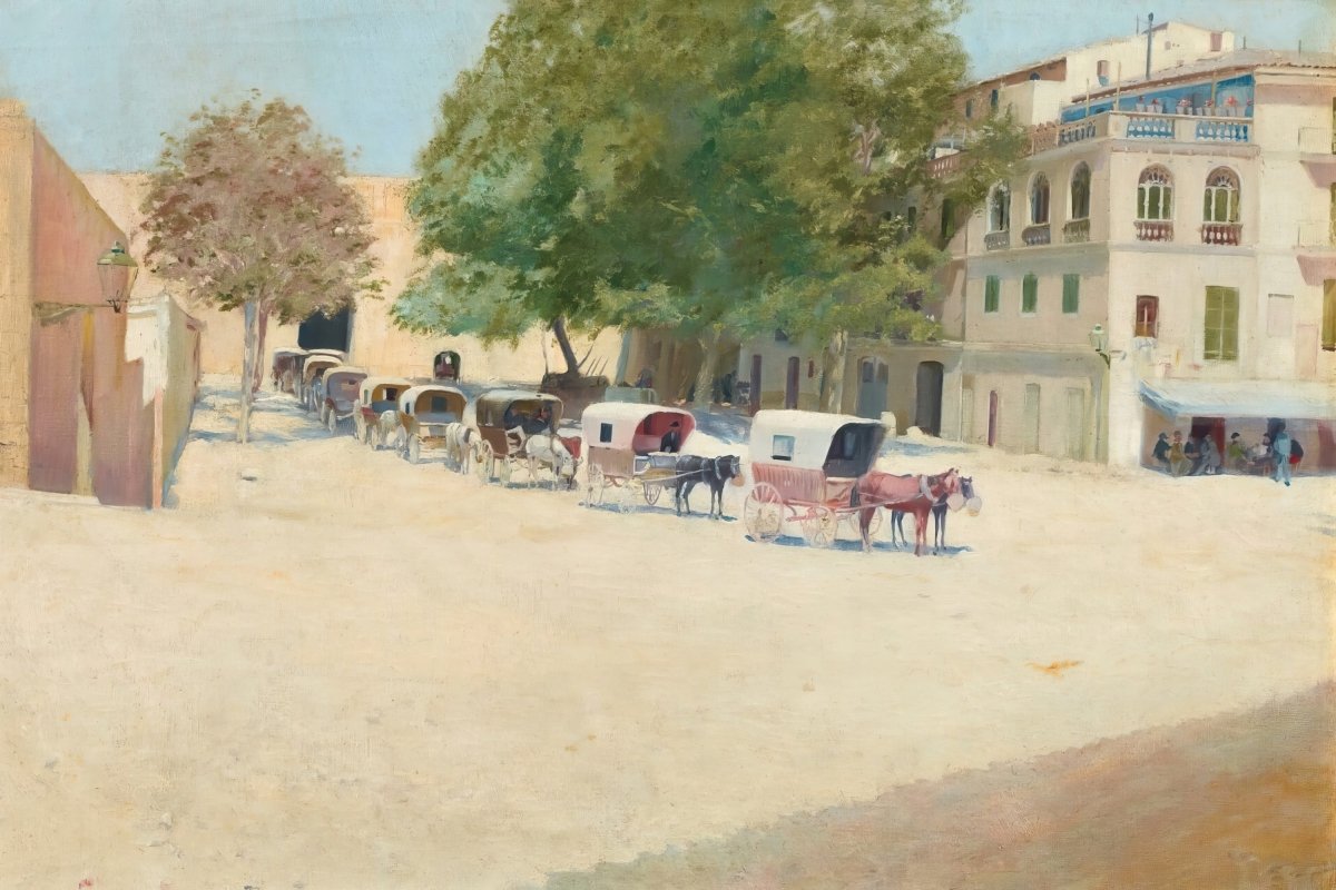 Paseo de Mallorca | Santiago Rusiñol | Ave Legato Art Prints