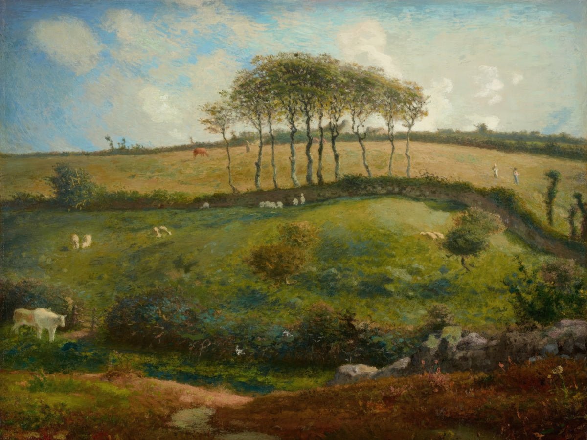 Pasture Near Cherbourg | Jean - Francois Millet | Ave Legato Art Prints