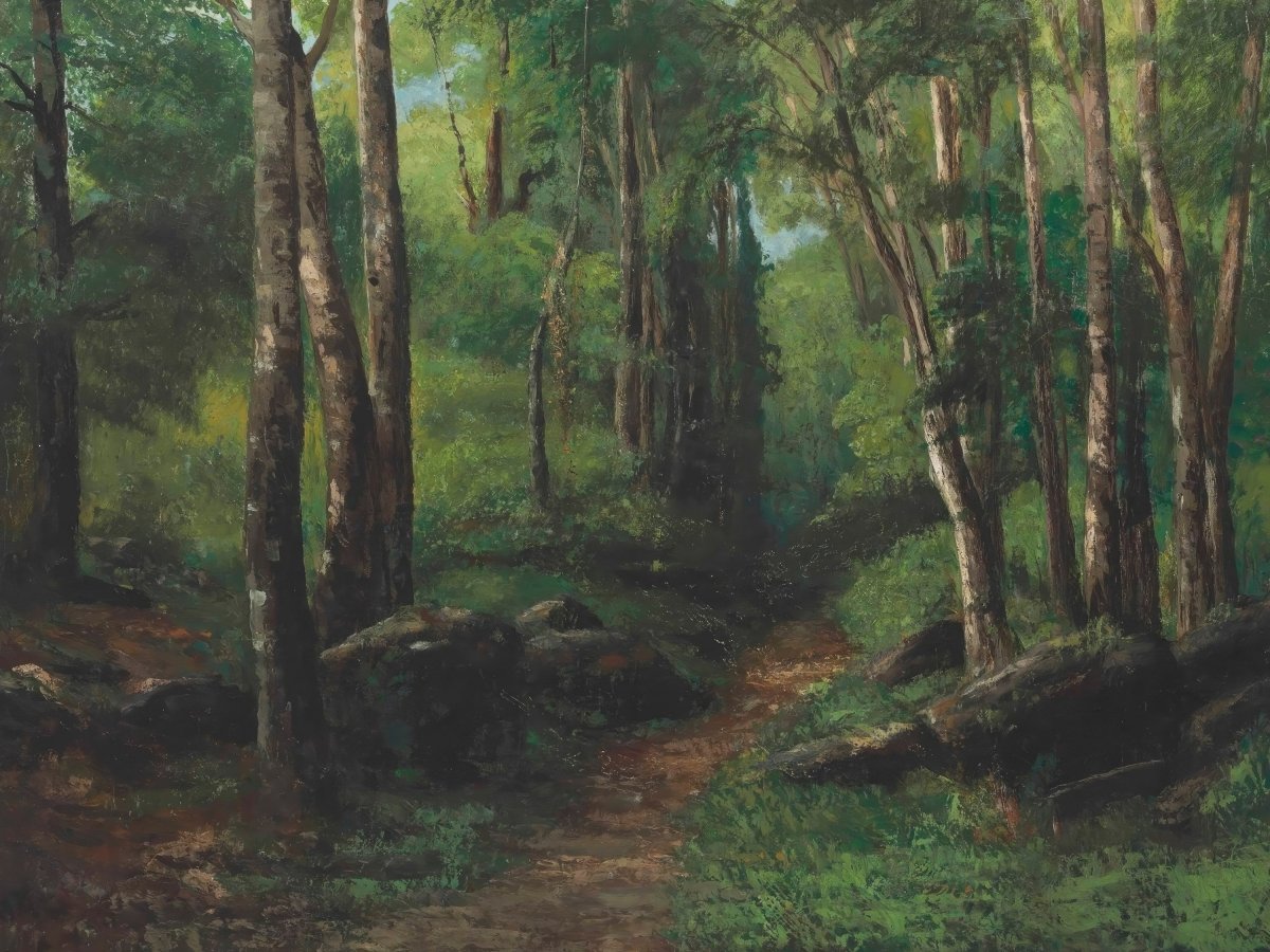 Path Through the Forest | Gustave Courbet | Ave Legato Art Prints