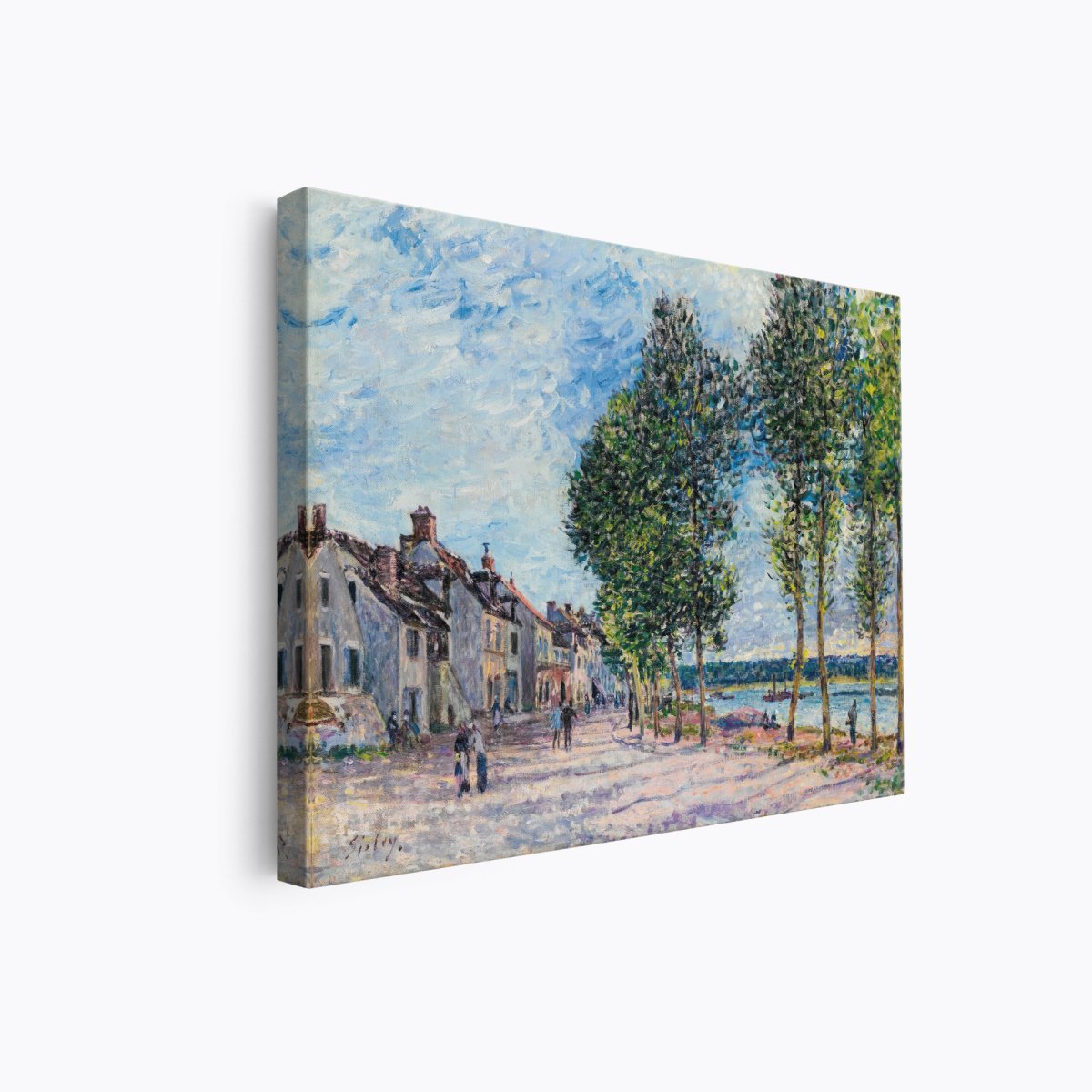 Pathway, Seine at Bougival | Alfred Sisley | Ave Legato Art Prints