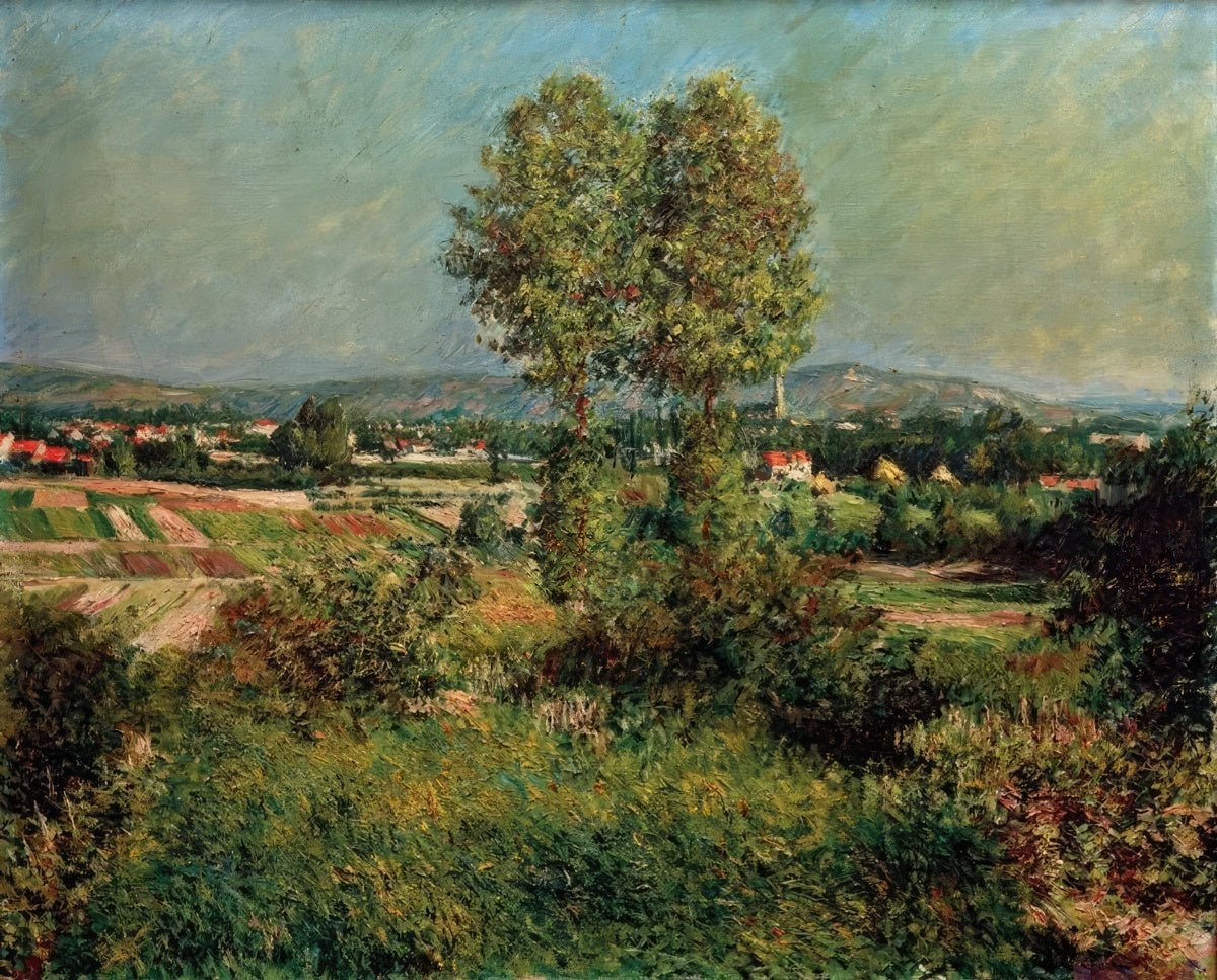 Paysage, Argenteuil | Gustave Caillebotte | Ave Legato Art Prints