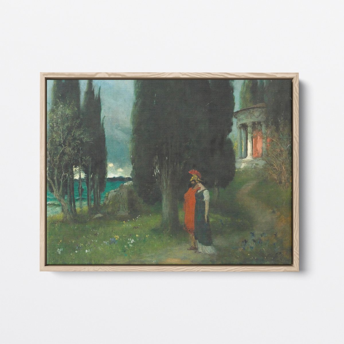 Peaceful Evening, Old Athens | Ferdinand Leeke | Ave Legato Art Prints