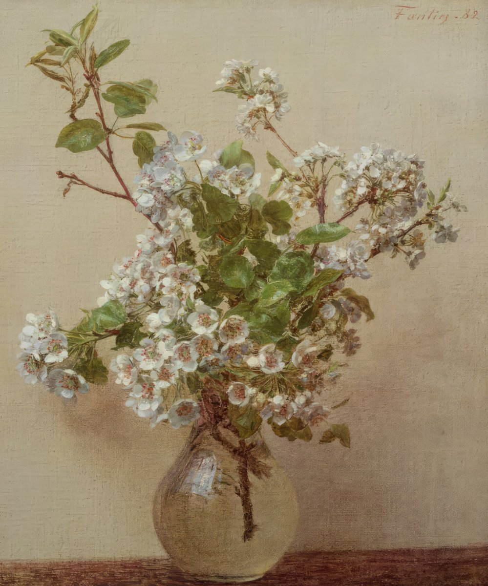 Pearl Blossom | Henri Fantin - Latour | Ave Legato Art Prints