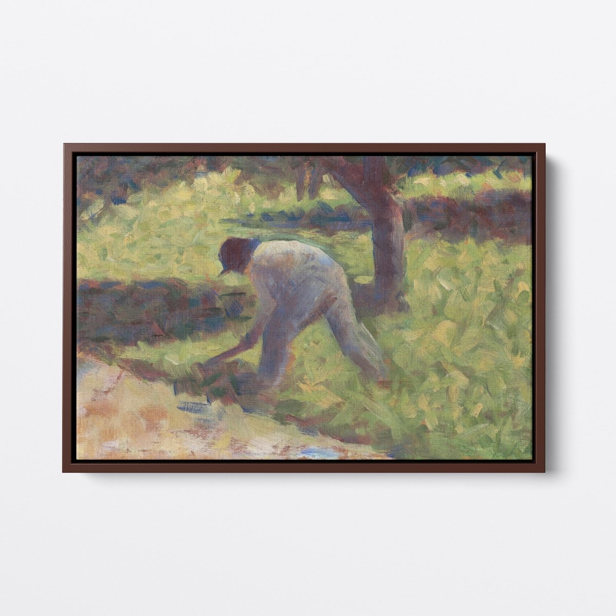 Peasant With A Hoe | Georges Seurat | Ave Legato Art Prints