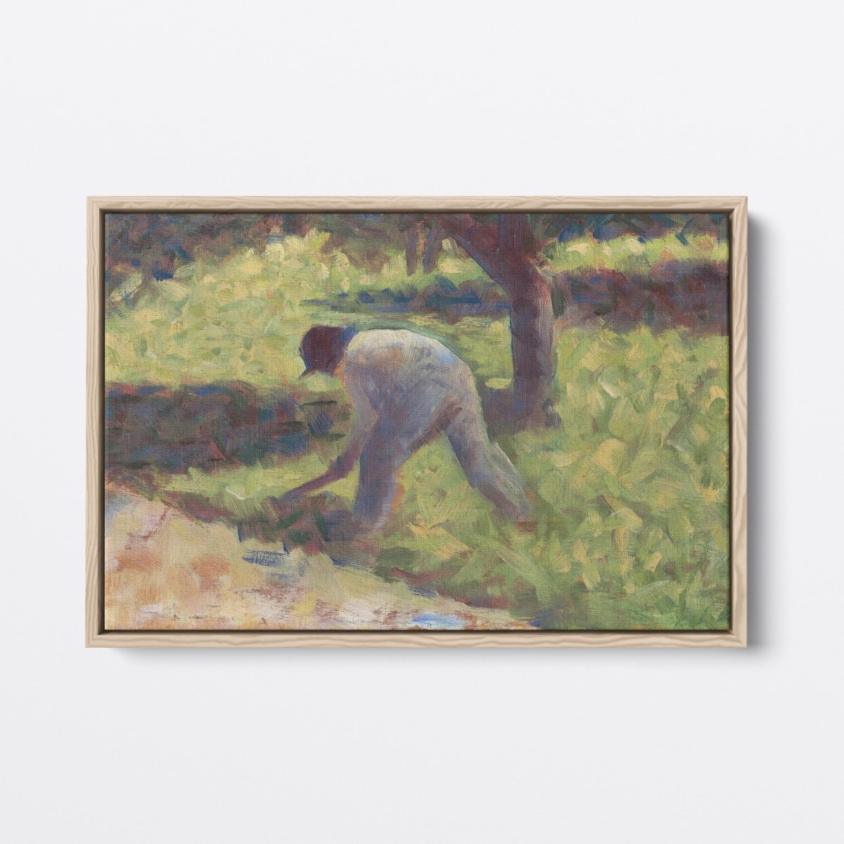 Peasant With A Hoe | Georges Seurat | Ave Legato Art Prints