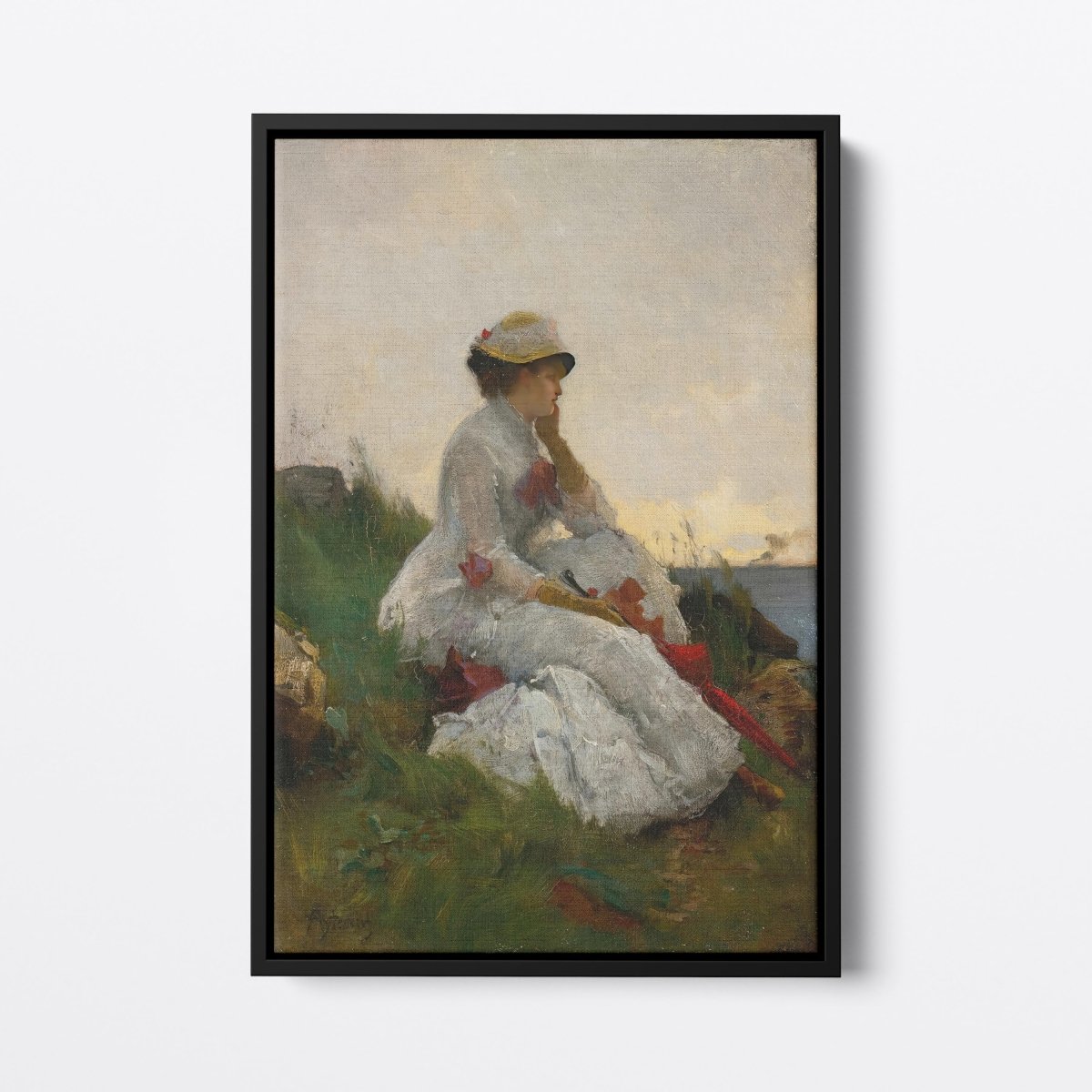 Pensive | Alfred Stevens | Ave Legato Art Prints