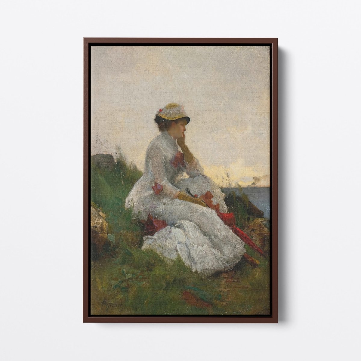 Pensive | Alfred Stevens | Ave Legato Art Prints